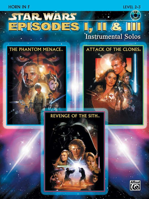 Star Wars Episodes: I, II & III Instrumental Solos, Level 2-3 for Horn in F (Book/CD Set)