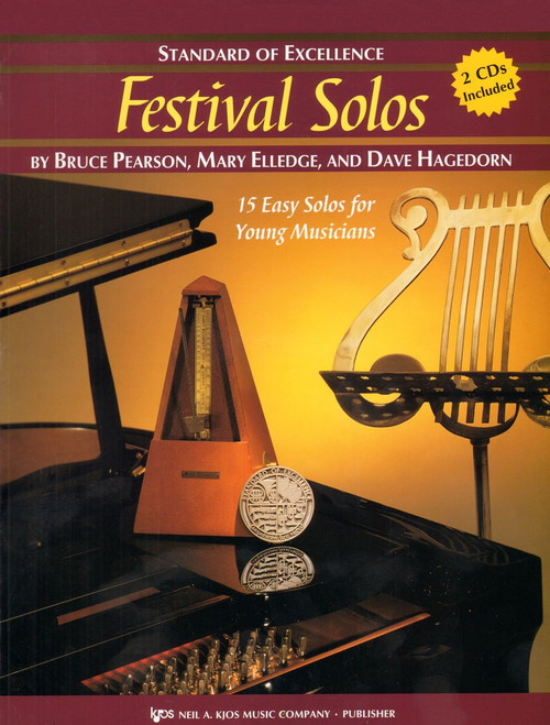 Standard of Excellence: Festival Solos, Book 1 for Trombone by Bruce Pearson, Mary Elledge & Dave Hagedorn (Book/CD Set)