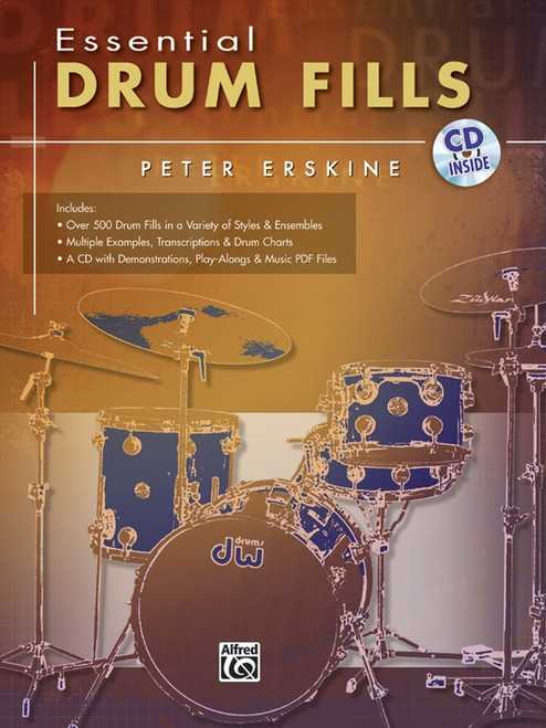 Essential Drum Fills for Snare Drum by Peter Erskine (Book/CD Set)