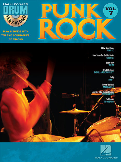 Hal Leonard Drum Play-Along Vol. 7 - Punk Rock (Book/CD Set)