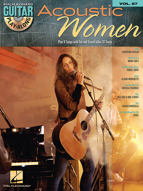 Acoustic Women -- Hal Leonard Guitar Play-Along Volume 87 (Book/CD Set)