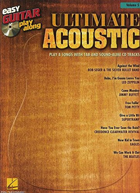 Ultimate Acoustic -- Easy Guitar Play-Along Volume 5 (Book/CD Set)