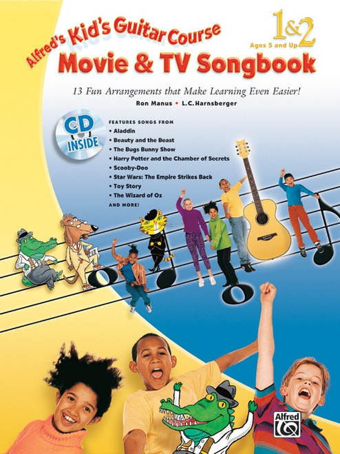 Alfred's Kid's Guitar Course: Movie & TV Songbook 1 & 2 (Book/CD Set)