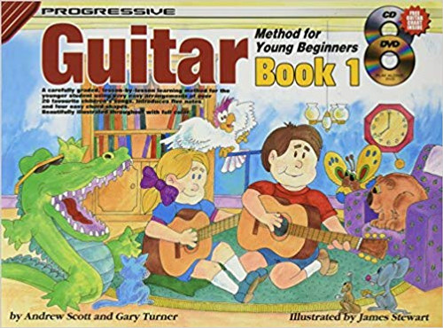 Progressive Guitar Method for Young Beginners, Book 1 (Book/DVD/CD Set)