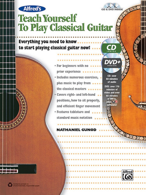 Alfred's Teach Yourself to Play Classical Guitar (Online Access Included) by Nathaniel Gunod