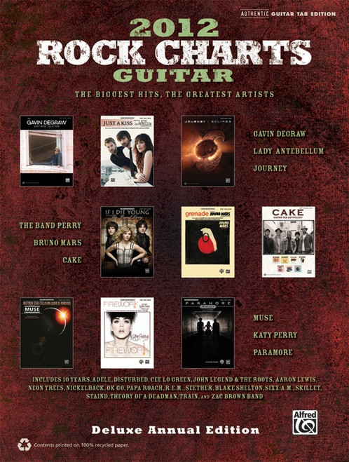 2012 Rock Charts Guitar, Deluxe Annual Edition
