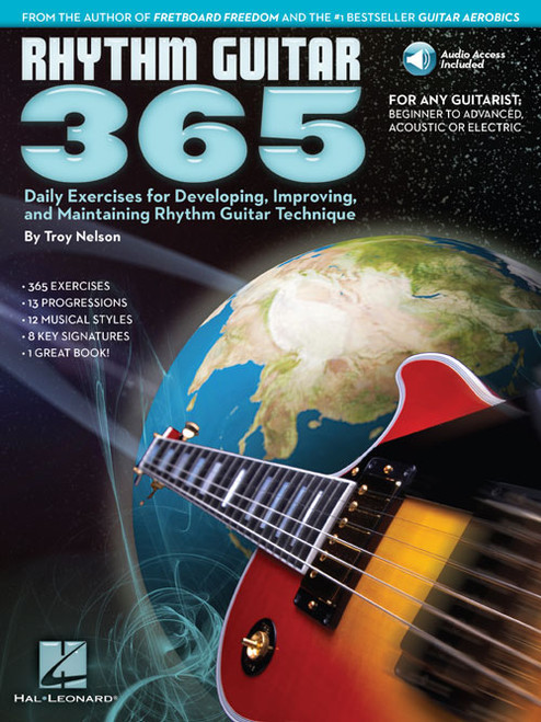 Rhythm Guitar 365 (Book/CD Set) by Troy Nelson