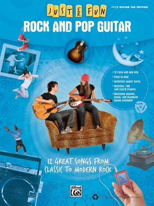 Just for Fun: Rock and Pop Guitar in Easy Guitar Tab Edition