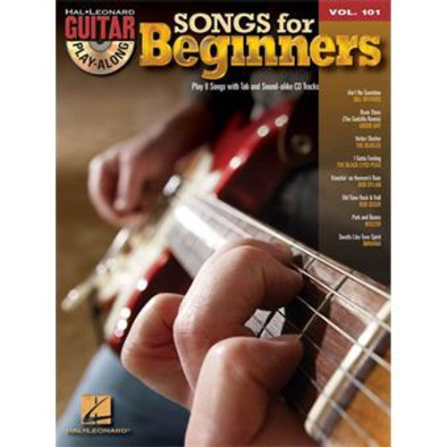 Songs for Beginners -- Hal Leonard Guitar Play-Along Volume 101 (Book/CD Set)