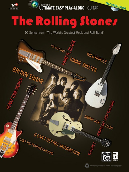 The Rolling Stones -- Alfred's Ultimate Easy Play-Along: Guitar (Book/DVD Set)