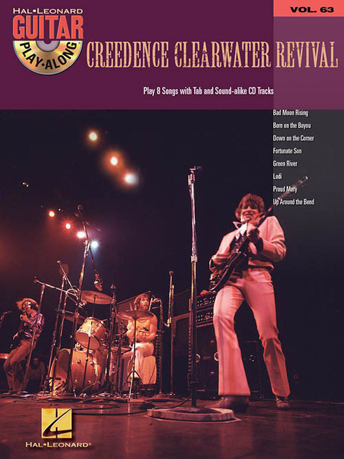 Creedence Clearwater Revival -- Hal Leonard Guitar Play-Along Volume 63 (Book/CD Set)