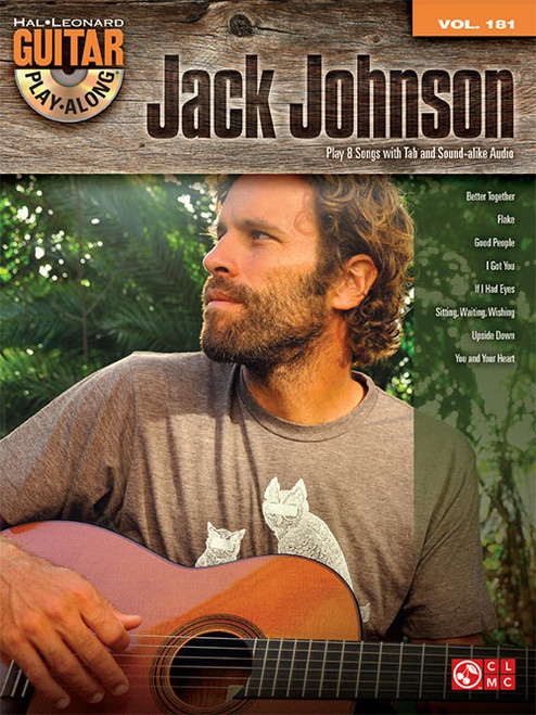 Jack Johnson -- Hal Leonard Guitar Play-Along Volume 181 (Book/CD Set)