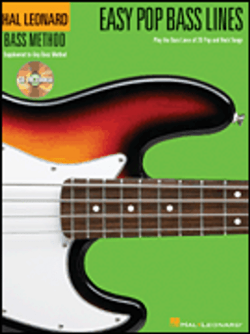 Hal Leonard Bass Method:  Easy Pop Bass Lines (Book/CD Set)