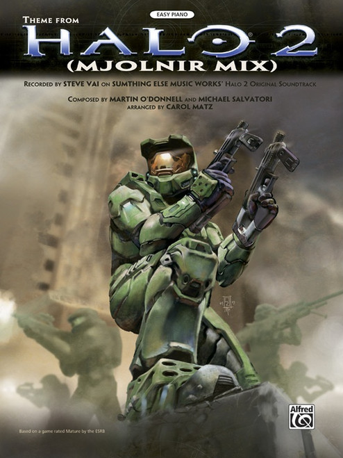 Theme from Halo 2 (Mjolnir Mix) - Easy Piano Sheet Music