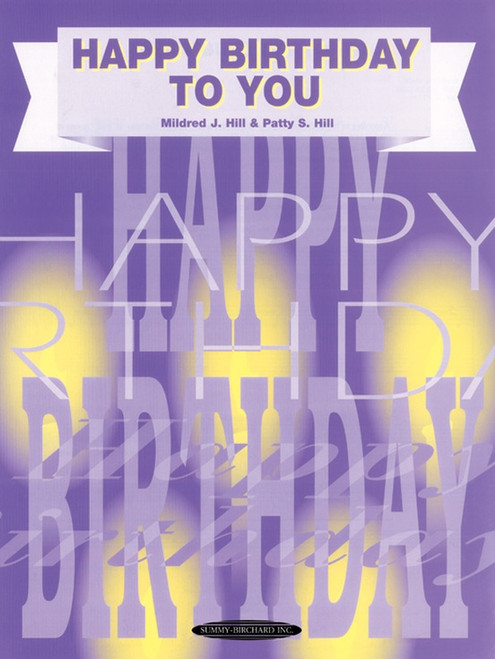 Happy Birthday to You - Piano/Vocal/Guitar