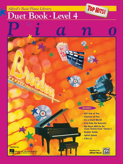 Alfred's Basic Piano Library: Top Hits! Duet Book - Level 4