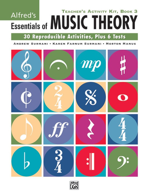 Alfred's Essentials of Music Theory - Teacher's Activity Kit Book 3 