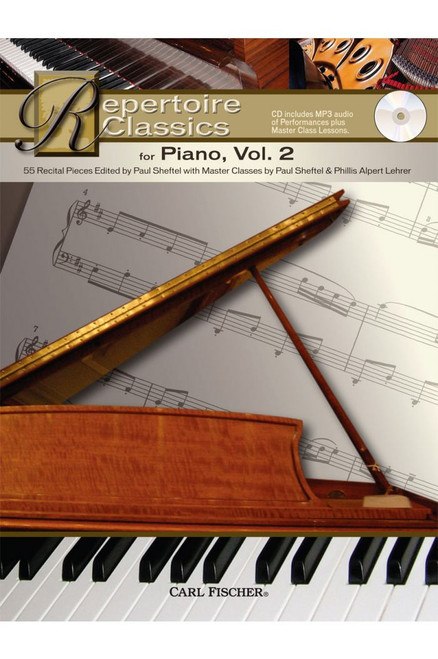 Repertoire Classics for Piano, Vol. 2 (55 Recital Pieces Edited by Paul Scheftel) - Piano Songbook