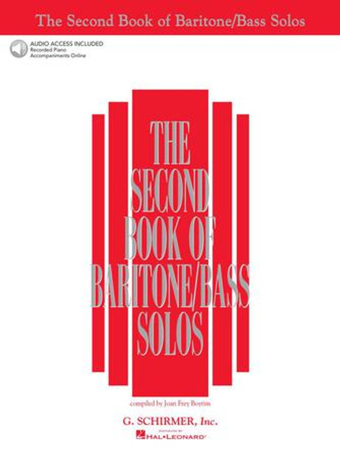 The Second Book of Baritone / Bass Solos - Book & Online Audio