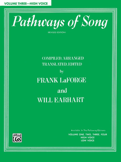 Pathways of Song (Revised Edition) Volume 3 - High Voice (Book Only) 
