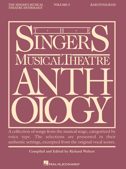 The Singer's Musical Theatre Anthology - Volume 3 - Baritone/Bass - Book Only