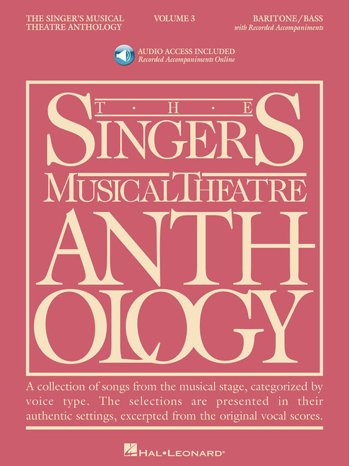 The Singer's Musical Theatre Anthology - Volume 3 - Baritone/Bass - Book & Audio Accompaniments