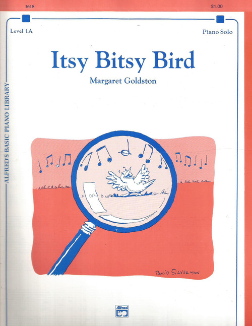 Itsy Bitsy Bird by Margaret Goldston (Level 1A Piano Solo)