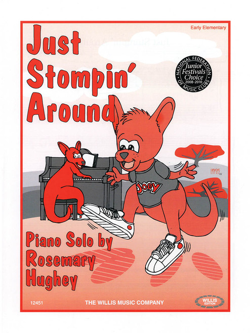 Just Stompin' Around by Rosemary Hughey (Early Elementary Piano Solo)