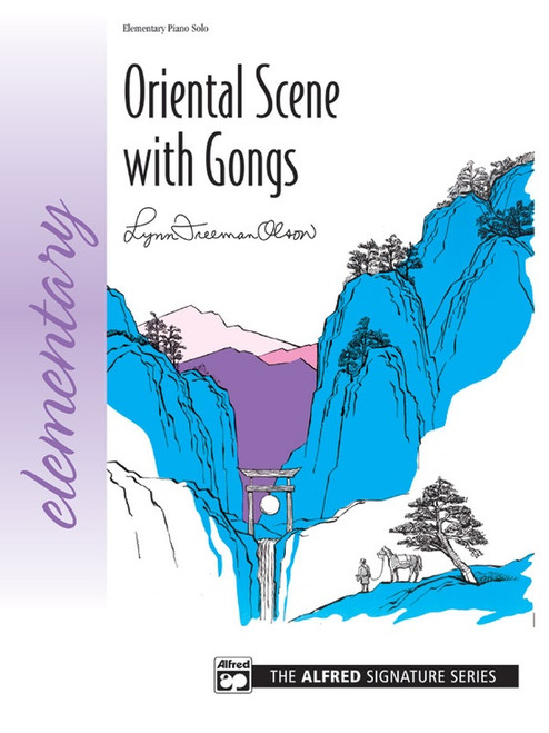 Oriental Scene with Gongs by Lynn Freeman Olson (Elementary Piano Solo)