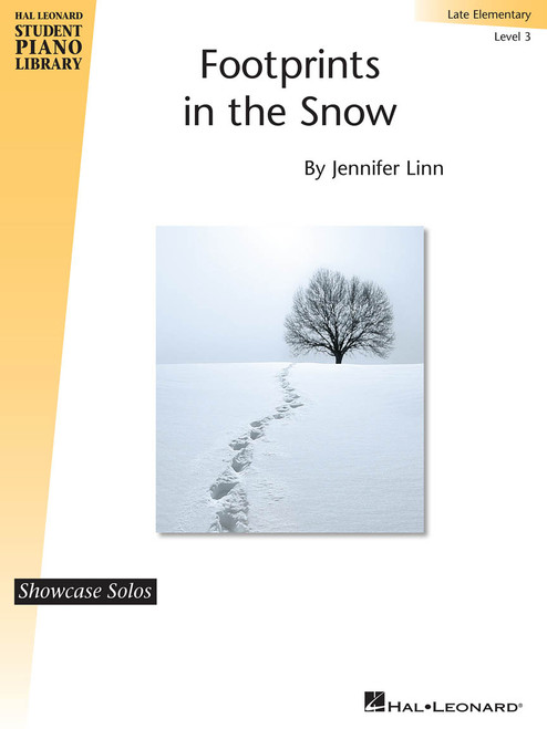 Footprints in the Snow by Jennifer Linn (Level 3 Late Elementary Piano Solo)