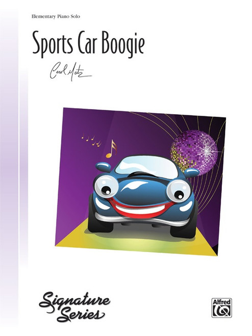 Sports Car Boogie by Carol Matz (Elementary Piano Solo)