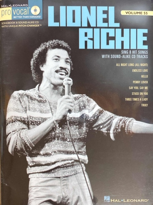 Lionel Richie - Pro Vocal Vol. 55 - Songbook / Accompaniment CD