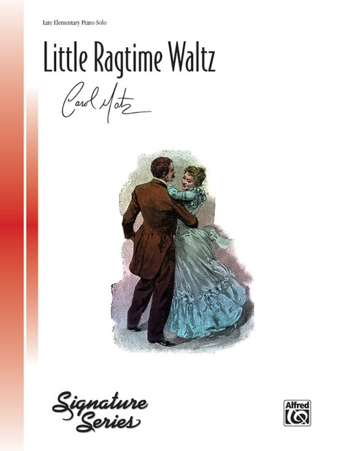 Little Ragtime Waltz by Carol Matz (Late Elementary Piano Solo)