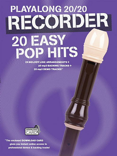 Play Along 20/20 Recorder - Easy Pop Hits