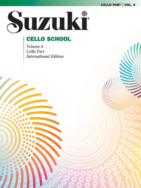 Suzuki Cello School Volume 4 (Revised) Book