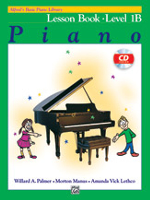 Alfred's Basic Piano Library: Lesson w/ CD Book 1B