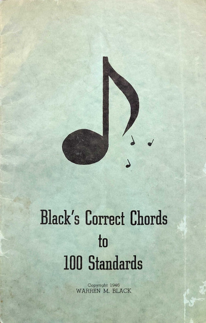 Black's Correct Chords to 100 Standards - Book No. 1