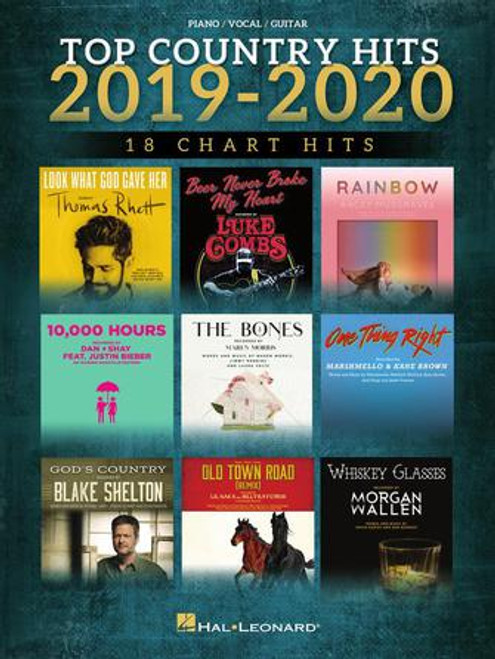 Top Country Hits 2019-2020 - Piano/Vocal/Guitar Songbook