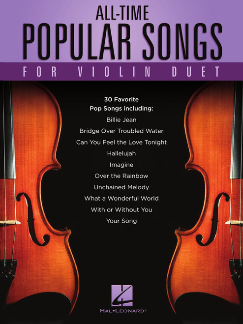 All-Time Popular Songs - Violin Duet Songbook