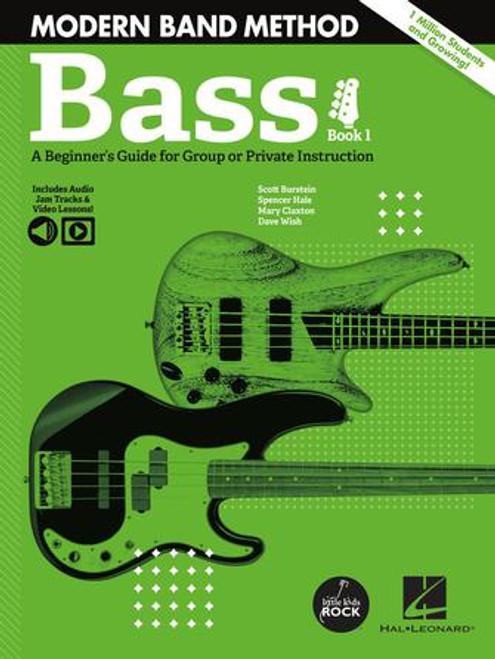 Modern Band Method Book 1 - Bass (Online Access Included)