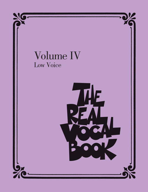 Real Vocal Book - Volume 4 - Low Voice