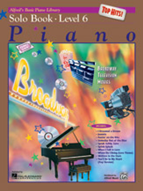 Alfred's Basic Piano Library: Solo Book (Top Hits) - Level 6