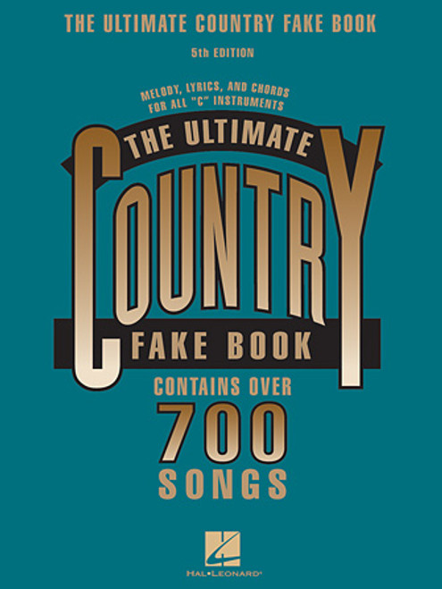 Ultimate Country Fake Book (5th Edition) - C Instrument Songbook