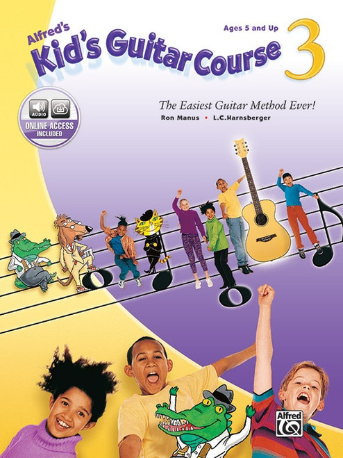 Alfred's Kids Guitar Course 3 (Online Access Included)