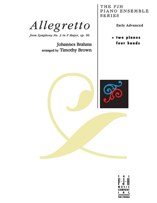 Allegretto from Symphony No. 3 in F Major, Op. 90 - Early Advanced Piano Duet Allegretto from Symphony No. 3 in F Major, Op. 90 - Early Advanced Piano Duet