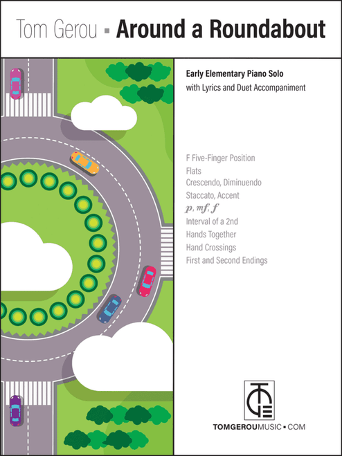 Around a Roundabout - Early Elementary Piano Solo