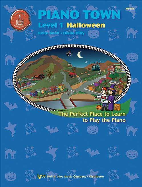 Piano Town: Halloween Level 1 - Piano Songbook