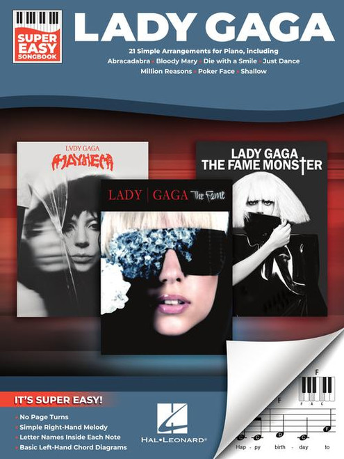 Super Easy Songbook: Lady Gaga - Piano/Keyboard