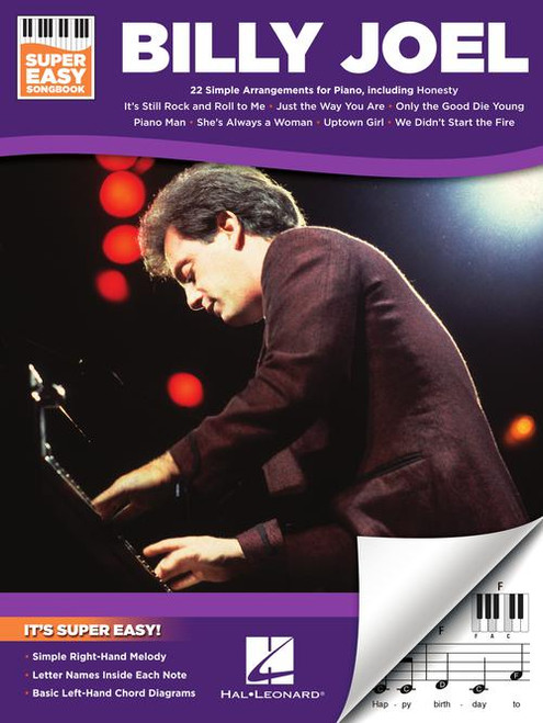 Super Easy Songbook: Billy Joel - Piano/Keyboard