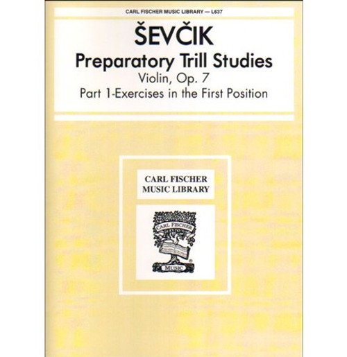 Sevcik Opus 7 Preparatory Trill Studies for Violin Part 2 - Exercises in the Second Through the Sixth Positions
